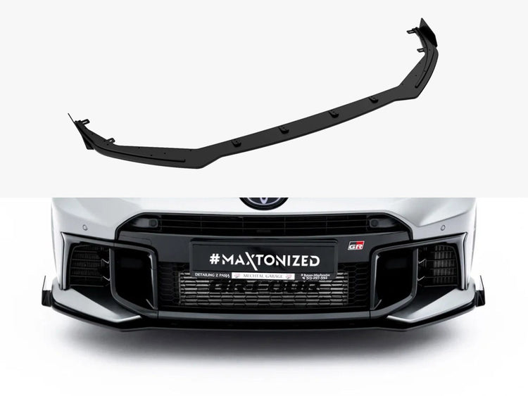 Maxton Design Street PRO Front Splitter + Flaps Toyota GR Yaris Mk4 Facelift - Wayside Performance 