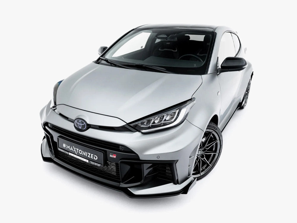 Maxton Design Street PRO Front Splitter + Flaps Toyota GR Yaris Mk4 Facelift - Wayside Performance 