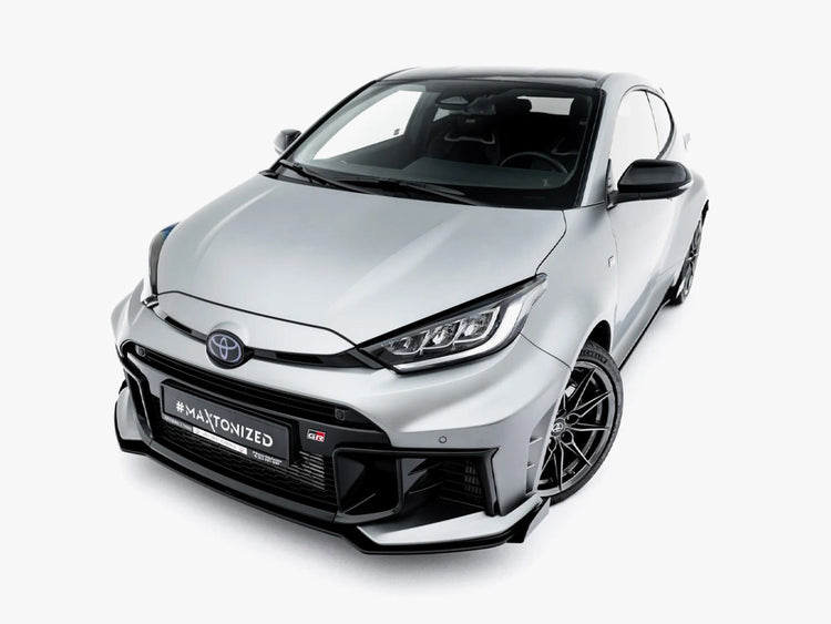 Maxton Design Street PRO Front Splitter + Flaps Toyota GR Yaris Mk4 Facelift - Wayside Performance 