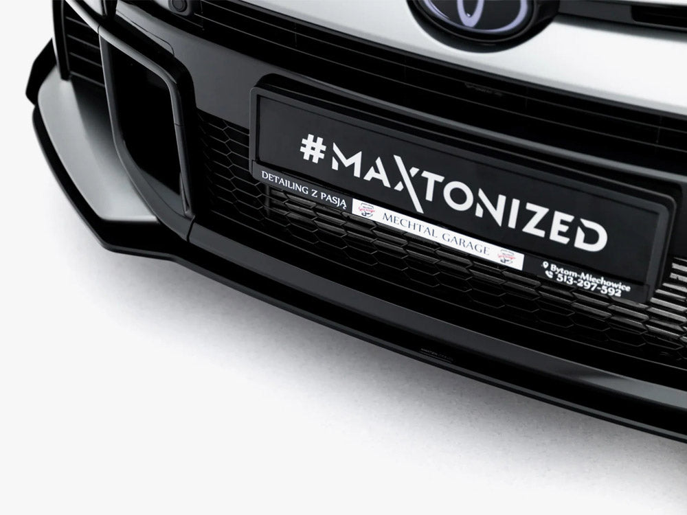 Maxton Design Street PRO Front Splitter + Flaps Toyota GR Yaris Mk4 Facelift - Wayside Performance 