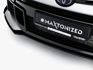 Maxton Design Street PRO Front Splitter + Flaps Toyota GR Yaris Mk4 Facelift - Wayside Performance 