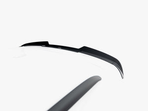Maxton Design Spoiler CAP for Audi SQ5 and Q5 S-Line Mk1, body and styling accessory in black, shown on vehicle.