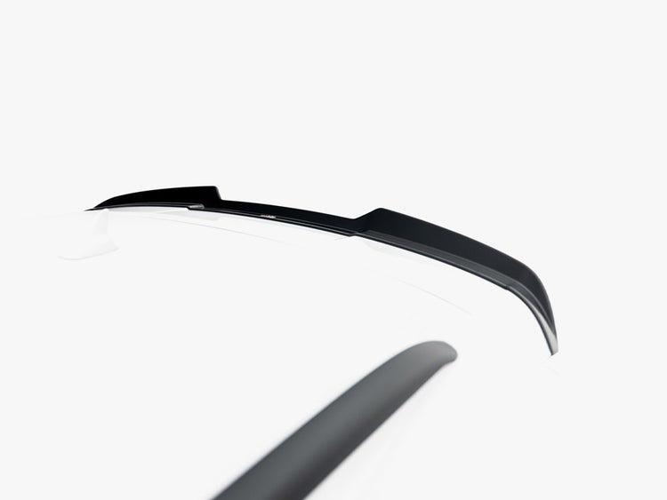 Maxton Design Spoiler CAP for Audi SQ5 and Q5 S-Line Mk1, body and styling accessory in black, shown on vehicle.