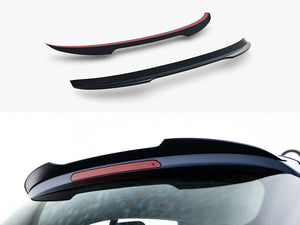 Maxton Design Spoiler Cap V.2 for BMW 1 Series F20/F21 M-power facelift, body styling accessory with sleek design.