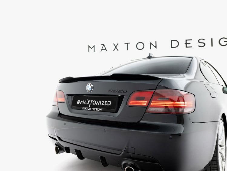 Maxton Design BMW 3 Series E92 M-Sport spoiler in body and styling, featuring sleek design and aerodynamic features.