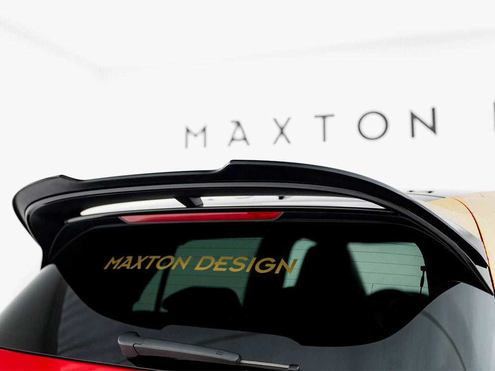 Maxton Design Spoiler CAP V.2 for Volkswagen Golf R-Performance Mk8 Facelift, body and styling accessory in black finish