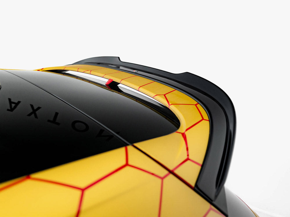 Maxton Design CAP V.2 spoiler for Volkswagen Golf R Performance Mk8 facelift, body and styling upgrade, black aerodynamic rear spoiler