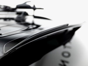 Maxton Design VW Tiguan R-Line MK2 Facelift spoiler cap, black plastic rear spoiler accessory for sporty SUV appearance