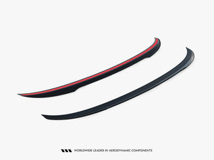 MAXTON® DESIGN spoiler extension for BMW 4 Series F36 Gran Coupe (2013-2017), showing the sleek, aerodynamic design on the vehicle.