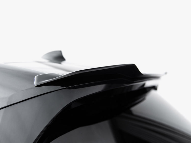Maxton Design BMW X3 G01 spoiler cap in body and styling, black aerodynamic rear spoiler accessory for BMW X3 G01 model