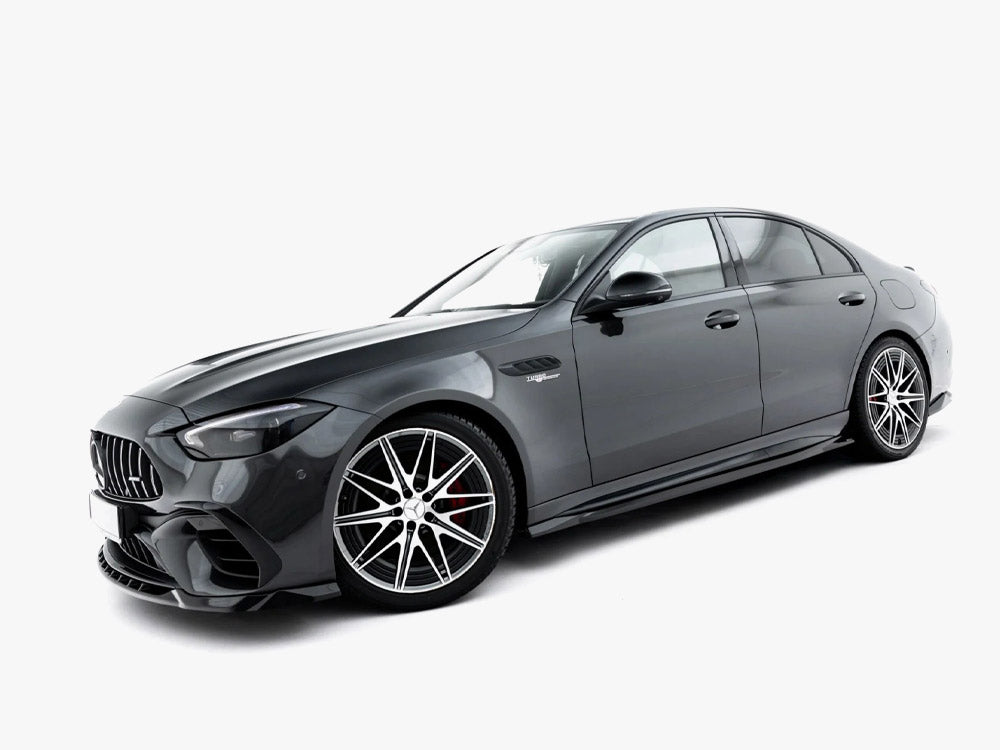 Maxton Design full body kit for Mercedes-AMG C63 W206 sedan and estate, featuring aerodynamic styling and exterior enhancements.