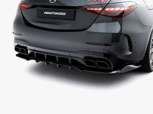 Maxton Design full body kit for Mercedes-AMG C63 W206 sedan and estate, includes front bumper, side skirts, and rear diffuser.