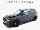 Maxton Design BMW X7 M-Pack G07 facelift full body kit in prepreg carbon fiber, showing front and side view of the body & styling set.