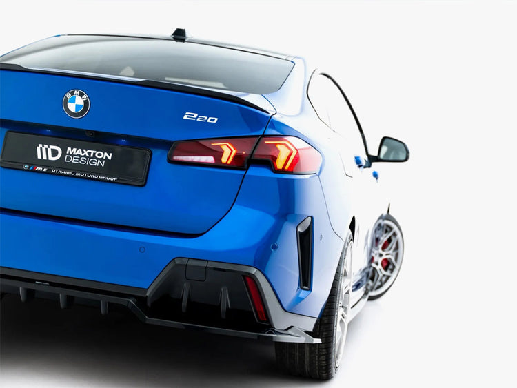 Maxton Design BMW 2 M-Pack Gran Coupe F74 full body kit, including front and rear bumpers, side skirts, in black.