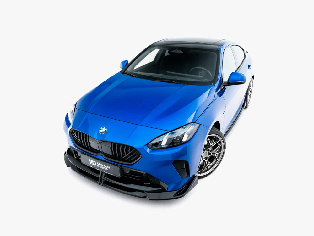 Maxton Design front splitter for BMW 2 Series M235i Gran Coupe M-Pack F74, body and styling accessory, black aerodynamic car part