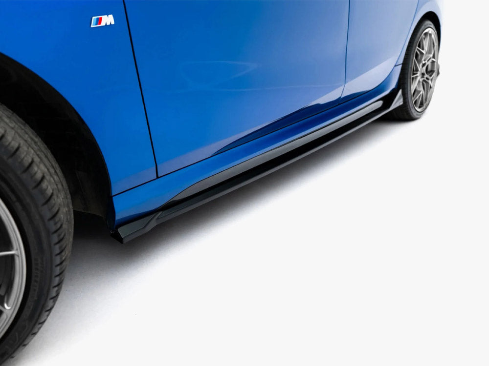 Maxton Design BMW M235i Gran Coupe F74 side skirt diffusers, body styling parts with sleek aerodynamic design.