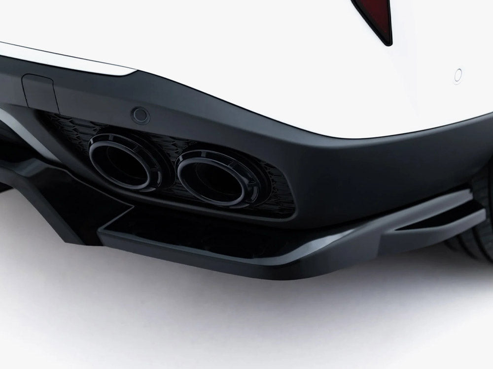 Maxton Design rear splitter with vertical bars for Omoda 9 Mk1, a stylish body and styling accessory from MAXTON® DESIGN.