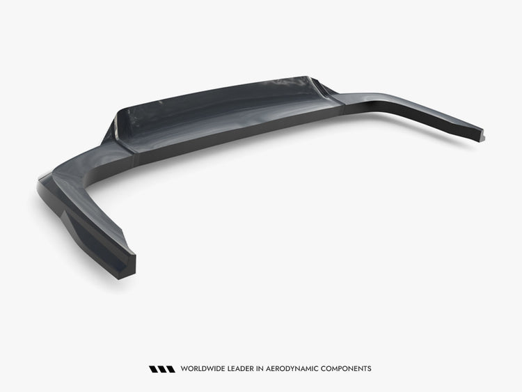 Maxton Design rear splitter with vertical bars for Omoda 9 Mk1, a body styling accessory in black with a sleek finish.