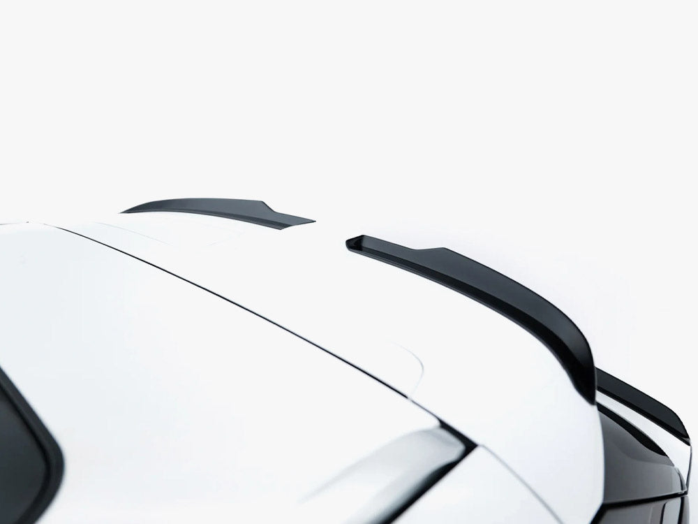 Maxton Design Omoda 9 Mk1 upper spoiler cap, body and styling accessory, in black with aerodynamic design.