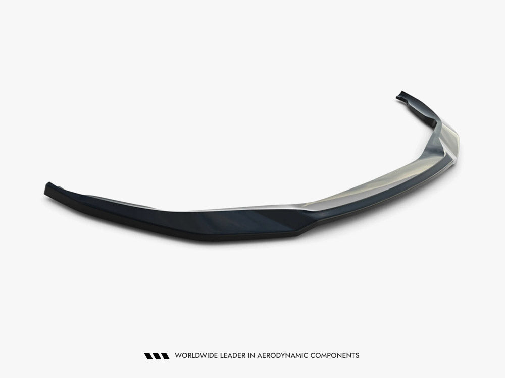 Maxton Design front splitter V.2 for BMW M5 F90 facelift 2020+, body styling accessory, shown installed on the vehicle.