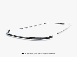 Maxton Design BMW M5 F90 Facelift full body kit with front bumper, side skirts, and rear diffuser, styled for sporty enhancement.