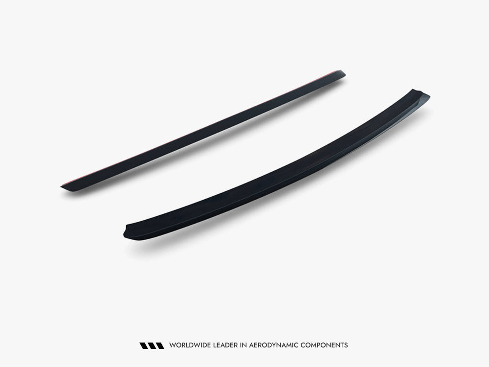 Maxton Design BMW M3 E36 coupe with black bottom spoiler, showcasing sporty body styling and aerodynamic design features.