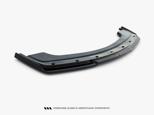 Maxton Design front splitter V.1 for BMW M3 E36 coupe and cabrio, body styling accessory, black aerodynamic car part