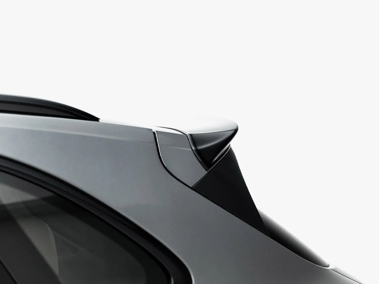Maxton Design CAP 3D spoiler for Porsche Cayenne SUV Mk3 Facelift, black body styling accessory, visible aerodynamic design.