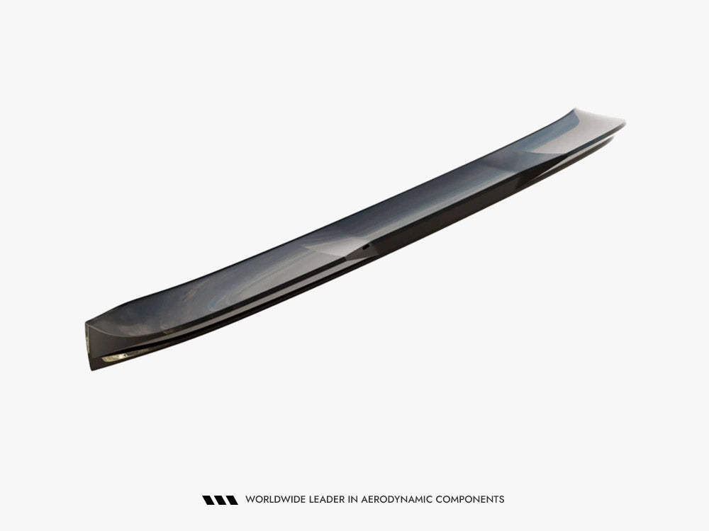 Maxton Design CAP 3D spoiler for Porsche Cayenne SUV Mk3 Facelift, stylish body and styling accessory in black finish.
