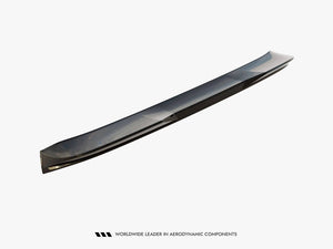 Maxton Design CAP 3D spoiler for Porsche Cayenne SUV Mk3 Facelift, stylish body and styling accessory in black finish.