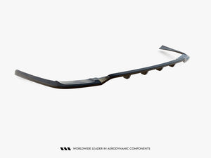 Maxton Design rear splitter with vertical bars for Volvo XC90 R-Design Mk2 and facelift, showcasing the body styling component.