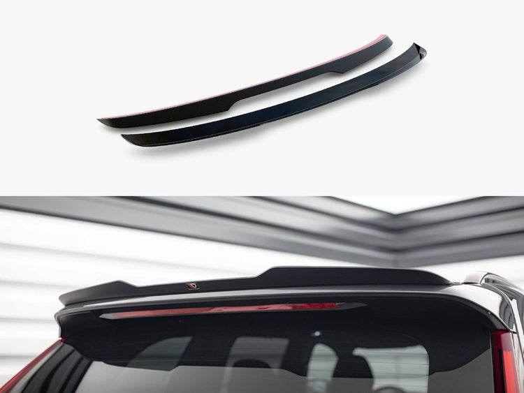 Maxton Design Volvo XC90 R-Design Mk2 spoiler, body and styling part, in black with aerodynamic design and mounting details visible.