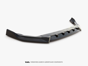 Maxton Design front splitter V.2 for Volvo XC90 R-Design Mk2 Facelift, body styling accessory with aerodynamic design.