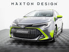 Maxton Design Toyota Corolla GR Sport Touring Full Body Kit featuring front and rear bumper extensions and side skirts in black.
