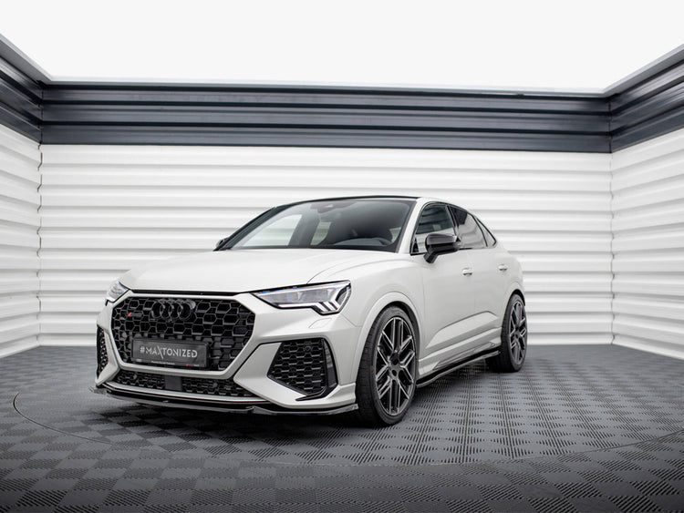 Maxton Design full body kit for Audi RSQ3 Sportback F3, featuring sleek body styling components and aerodynamic design elements.