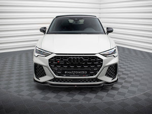 Maxton Design full body kit for Audi RSQ3 Sportback F3, including front and rear bumper accents and side skirts.