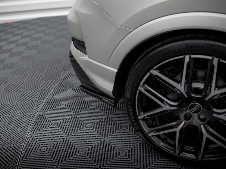 Maxton Design Audi RSQ3 Sportback F3 full body kit in black, including front and rear bumper extensions and side skirts.