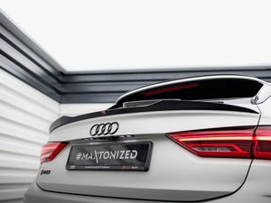 Maxton Design Audi RSQ3 Sportback F3 full body kit including front and rear bumper, side skirts, and styling components on a white car.