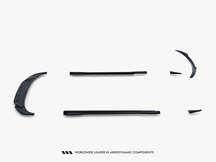 Maxton Design full body kit for Audi RSQ3 Sportback F3, showcasing front and rear bumper enhancements and side skirts.