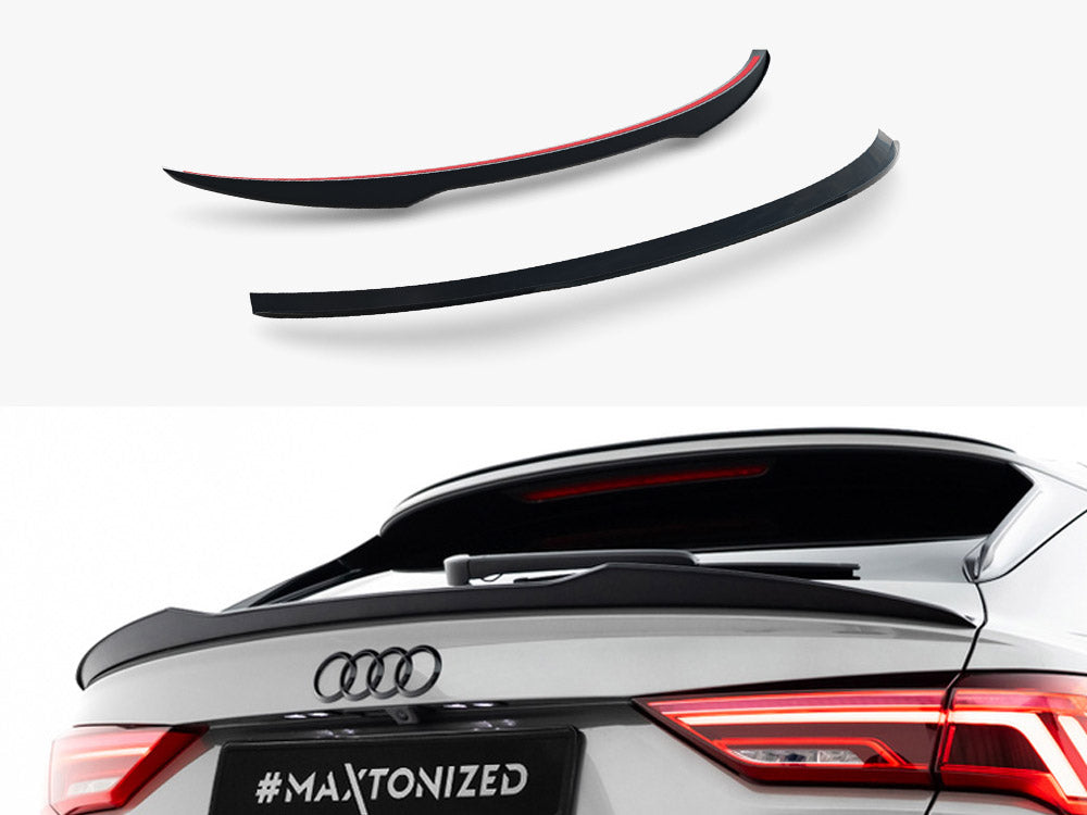 Maxton Design full body kit for Audi RSQ3 Sportback F3, featuring aerodynamic styling and exterior enhancements.