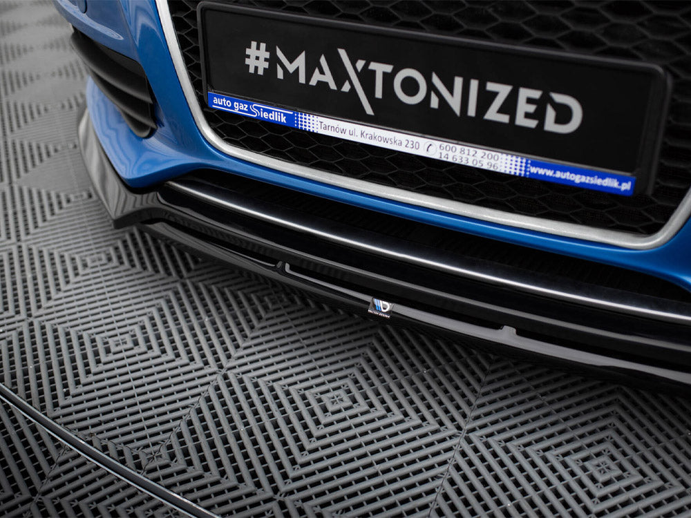 Maxton Design full body kit for Audi S4 Sedan B8, including front and rear bumpers, side skirts, and styling components.