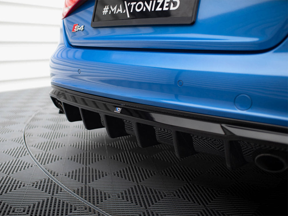 Maxton Design full body kit for Audi S4 Sedan B8, styled for enhanced appearance and aerodynamic improvements.