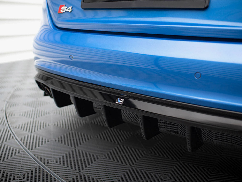 Maxton Design full body kit for Audi S4 Sedan B8, featuring sporty front and rear bumper enhancements and side skirts.