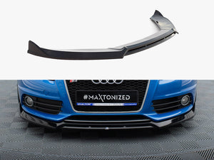 Maxton Design full body kit for Audi S4 Sedan B8, including front and rear bumpers, side skirts, and styling enhancements.