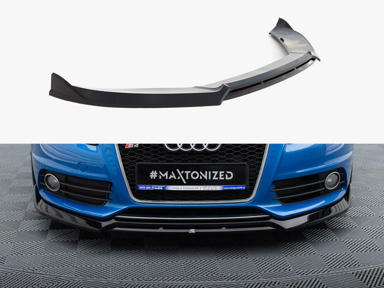 Maxton Design full body kit for Audi S4 Sedan B8, including front and rear bumpers, side skirts, and styling enhancements.