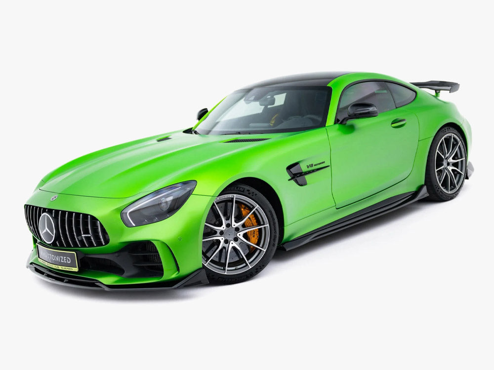 Maxton Design Mercedes-AMG GT R C190 facelift side skirt diffusers for body styling, featuring sleek aerodynamic design.