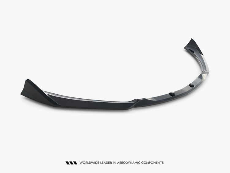 Maxton Design front splitter for Mercedes-AMG GT R C190 facelift, made of durable body and styling material, enhances aerodynamics.