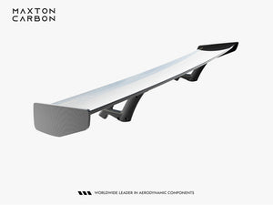 Carbon spoiler for Mercedes-AMG GTR C190 facelift by MAXTON® DESIGN, shown on the body and styling of the car.