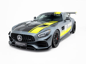 Maxton Design Mercedes-AMG GT C C190 facelift full body kit, including front and rear bumpers and side skirts for enhanced styling.