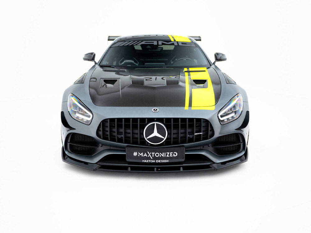 Maxton Design Mercedes-AMG GT C C190 facelift full body kit, including front and rear bumpers and side skirts, in a sleek style.